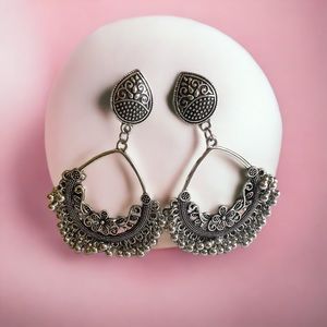 Aura Attractive Silver Color earrings.